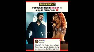 Shakira Fan of SRK️ #breakingnews #celebritynews #srk #shakira #bollywoodnews #hollywoodcelebrity