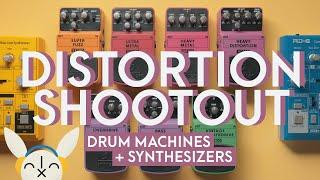 7 Behringer Distortion Pedals on Drum Machines + Synths | Low-cost options for your sound palette