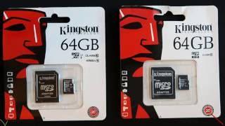 Genuine & Fake  - Kingston 64GB Micro SD Cards