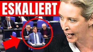 SKANDAL IM BUNDESTAG!  ALICE WEIDEL ERLEBT UNFASSBARES!  RIESEN AFD EKLAT JAGT 2 MIO KLICKS!