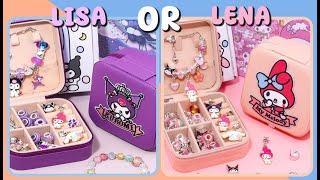 Lisa or Lena  My melody vs Kuromi [ cute house ideas ] Sanrio Aesthetic, Hello Kitty