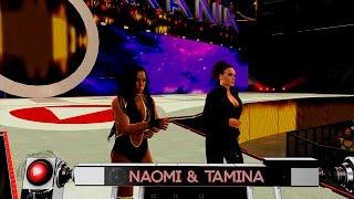 WWE 2K16 - Tamina and Naomi Team Entrance [1080p]