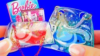 3 MINUTE CRAFTS and BARBIE HACKS - DIY Transparent Bags, Ice Cream, Rabbit Backpack, Candles