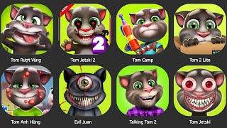 TOM FLY RUN,TALKING BEN,TOM FARTS,TOM JESSKY,TOM BLAST PARK,TALKING TOM 1+2,GINNER 2,TALKING PIOGO