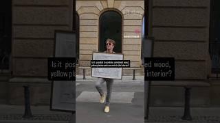 Is it possible to combine varnished  wood, yellow plaster and concrete in the interior?
