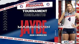 Jayde Marroquin 2026 libero/ds Lone Star Regional Tournament Highlights