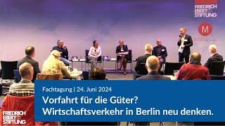 Vorfahrt für die Güter? Wirtschaftsverkehr in Berlin neu denken | Fachtagung, 24.06.2024