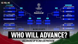 Champions League RO16 Leg 2 LOOKAHEAD! | Madrid Derby, Bayern v Leverkusen, PSG vs. Liverpool