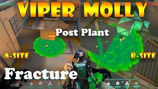 Valorant Top 15 Viper Post Plant Molly Lineups for Fracture Valorant Tips and Tricks fracture guide