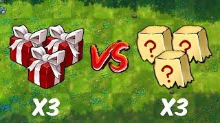 PVZ 1 Fusion Challenge! 3 Plants Boxes VS 3 Zombie Random - Who Will Win?