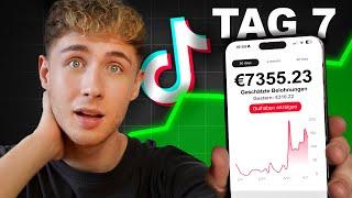 Ich habe ___€ in 7 Tagen mit TikTok Videos verdient! | Selbstexperiment