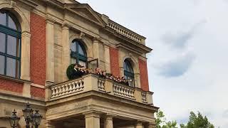 Fanfare "Der Fliegende Holländer". Bayreuth Festspiele 2018