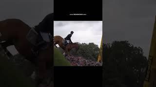 Should this obstacle be allowed- comment your view  #subscribe #horse #equestrain #blowup