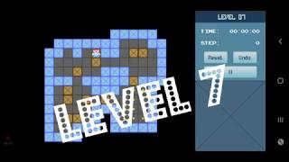 Classic Sokoban Level 7 | without UNDO | Solution 1 - 90