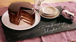 Rezept: Dreifarbige Schoko Torte von Dr. Oetker