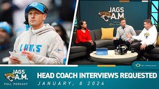 Head Coach Search Begins, Competing with Other Vacancies | Jags A.M. | Jacksonville Jaguars