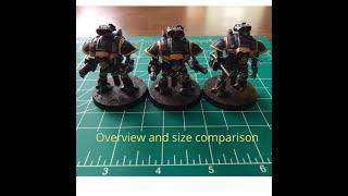 Questoris knights overview (size comparison)