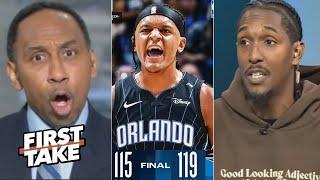 FIRST TAKE | Superstar! - Stephen A. on Paolo Banchero tying Magic record as Magic beat Pacers