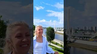 Тюмень. Тюменская набережная. Река Тура. Мост влюбленных / Tyumen #тюмень #река #тура #набережная