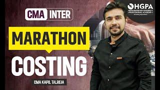 COSTING CMA INTER MARATHON | CMA INTER 2023 | HGPA | KAPIL TALREJA