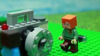 LEGO Stop Motion Animation Compilation - Minecraft - Hantube toy