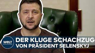 KRIEG IN UKRAINE: Der kluge Schachzug von Präsident Wolodymyr Selenskyj