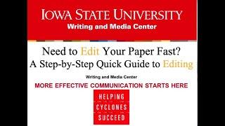 Need to Edit Your Paper Fast? A Step by Step Quick Guide to Editing