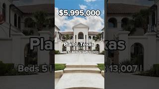 The Most Expensive Home on the Market  | Plano, TX #dreamhome #luxury #mansion