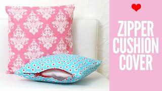 Zippered Cushion Covers for Beginners | Easy Tutorial