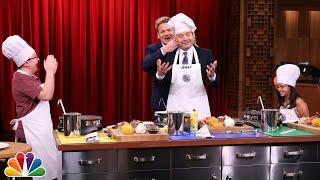 Tonight Show MasterChef Junior Cook-Off with Gordon Ramsay