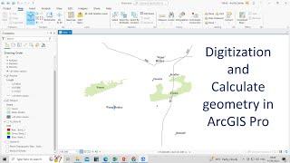 ArcGIS Pro 2 Digitization and Creation of Point, Line and Polygon Shapefile in ArcGIS Pro