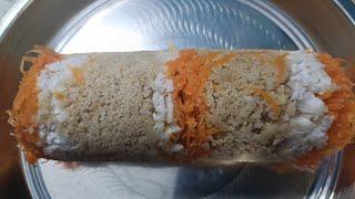 Gothamu Puttu | Healthy Wheat Flour Puttu with Coconut & Carrot | Nutritious Breakfast Recipe