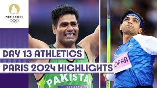 Nadeem breaks Olympic record and wins  , Neeraj wins  in Men’s Javelin on Day 13 | Paris 2024