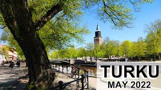 Walking in Turku, Finland - Summer is Here! (Late May 2022)