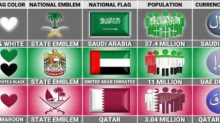 Saudi Arabia vs UAE vs Qatar - Country Comparison