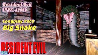 Resident Evil (1996, PSX) Longplay No.3 'Big Snake' No Commentary #60fps #HD #residentevil