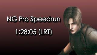 Resident Evil 4 | New Game Pro Speedrun in 1h28m05s (LRT) / 1:29:48 (IGT)