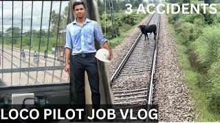 3 दुर्घटनाएं होंगी आज , BIG ACCIDENT SAVED BY LOCO PILOT , RAILWAY JOB VLOG