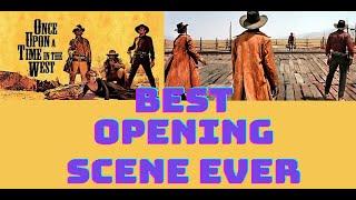 "Once Upon a Time in the West: Iconic Opening Scene that Defined a Classic! "