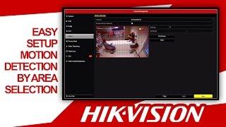 Hikvision - Motion Detection by Area Selection (Quick & Easy Setup) HDSECURE