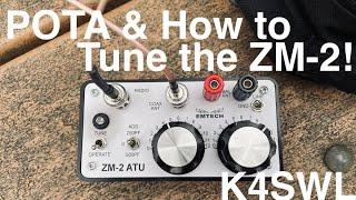 A quick Emtech ZM-2 manual ATU tutorial and POTA activation with the Mountain Topper MTR-4B!