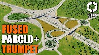 How to Create a 5-way Highway/Arterial Fused Interchange | Cities Skylines 2