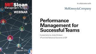 Performance Management for Successful Teams