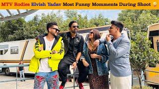 Elvish Yadav, Ranvijay, Prince Narula, Neha Dhupia During The Shoot Audition Of MTV ROADIES XX