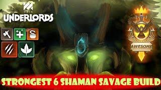 SIX SHAMAN SAVAGE SUMMONER BUILD - DOTA UNDERLORDS - LORDS OF WHITE SPIRE