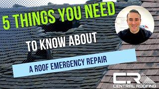 5 Things You Need To Know About An Emergency Roof Repair