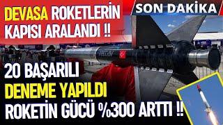 TÜRKİYE DEVASA ROKETLERİN KAPISINI ARALADI ! - SAVUNMA SANAYİ