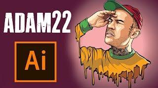 HOW TO MAKE A CARTOON | ADAM22 - ADOBE ILLUSTRATOR TUTORIAL