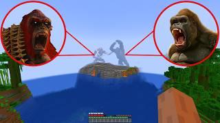 King Kong vs Skar King in Minecraft