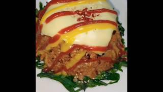 간단하게~김치볶음밥같이먹어요️#수고많으셨어요#맛저하세요##Make simple kimchi fried rice